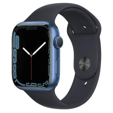 Apple Watch Series 7 [GPS] Stainless Steel Black Sport Band - DigiCycle