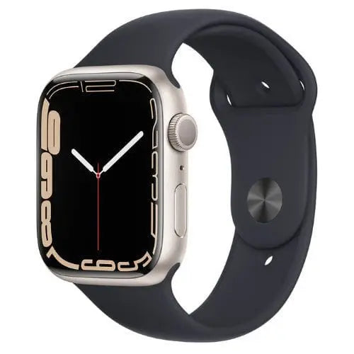 Apple Watch Series 7 [GPS] Stainless Steel Black Sport Band - DigiCycle