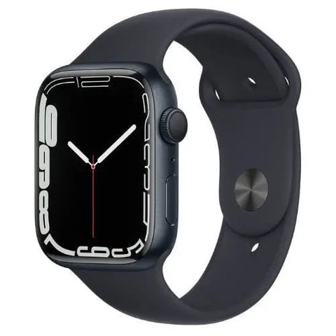 Apple Watch Series 7 [GPS] Stainless Steel Black Sport Band - DigiCycle